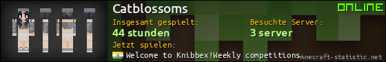 Benutzerleisten 560x90 für Catblossoms