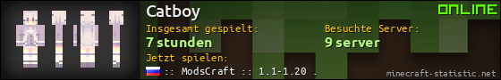Benutzerleisten 560x90 für Catboy