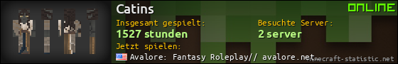 Benutzerleisten 560x90 für Catins