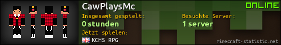 Benutzerleisten 560x90 für CawPlaysMc