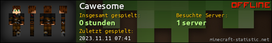 Benutzerleisten 560x90 für Cawesome