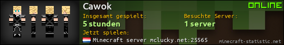 Benutzerleisten 560x90 für Cawok