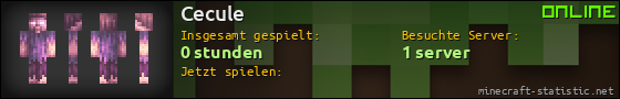 Benutzerleisten 560x90 für Cecule