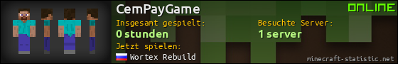 Benutzerleisten 560x90 für CemPayGame
