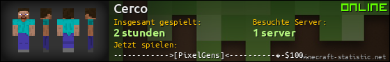 Benutzerleisten 560x90 für Cerco