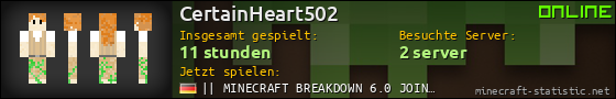 Benutzerleisten 560x90 für CertainHeart502