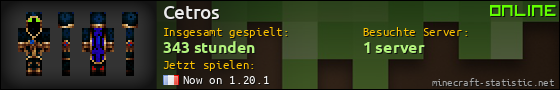 Benutzerleisten 560x90 für Cetros