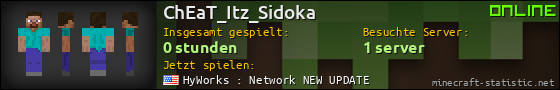 Benutzerleisten 560x90 für ChEaT_Itz_Sidoka