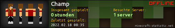 Benutzerleisten 560x90 für Champ