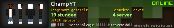 Benutzerleisten 560x90 für ChampYT