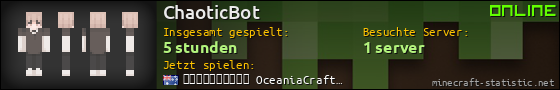 Benutzerleisten 560x90 für ChaoticBot