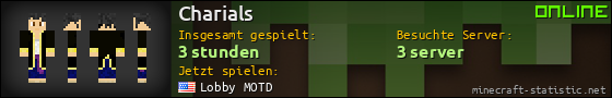 Benutzerleisten 560x90 für Charials