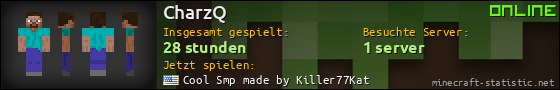 Benutzerleisten 560x90 für CharzQ