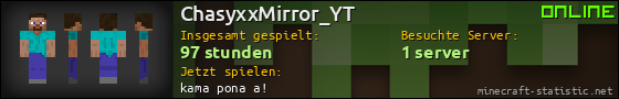 Benutzerleisten 560x90 für ChasyxxMirror_YT