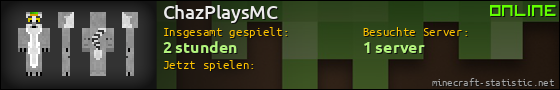 Benutzerleisten 560x90 für ChazPlaysMC