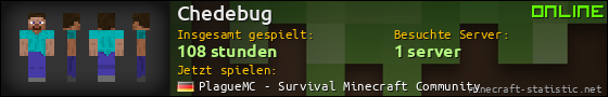 Benutzerleisten 560x90 für Chedebug