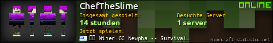 Benutzerleisten 560x90 für ChefTheSlime