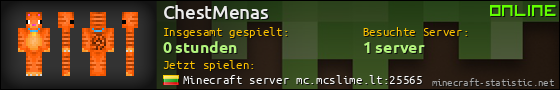 Benutzerleisten 560x90 für ChestMenas