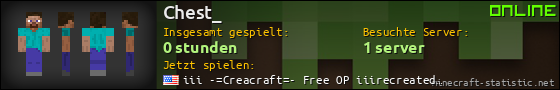 Benutzerleisten 560x90 für Chest_