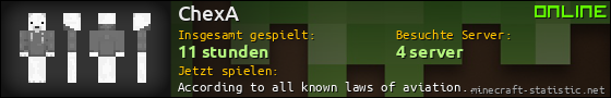 Benutzerleisten 560x90 für ChexA
