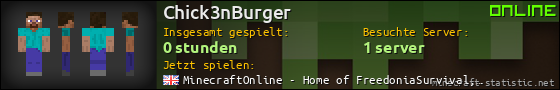 Benutzerleisten 560x90 für Chick3nBurger