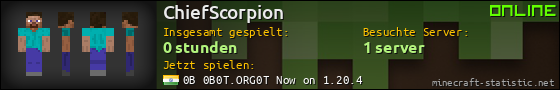 Benutzerleisten 560x90 für ChiefScorpion