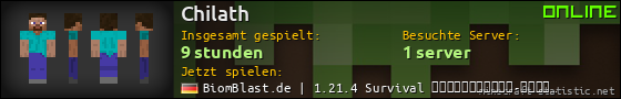 Benutzerleisten 560x90 für Chilath