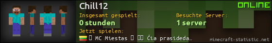 Benutzerleisten 560x90 für Chill12