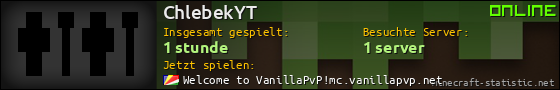 Benutzerleisten 560x90 für ChlebekYT