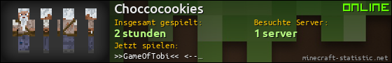 Benutzerleisten 560x90 für Choccocookies