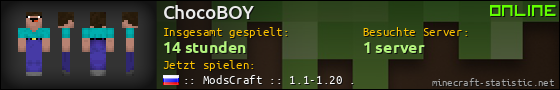 Benutzerleisten 560x90 für ChocoBOY