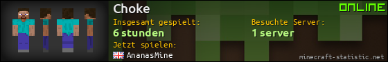 Benutzerleisten 560x90 für Choke