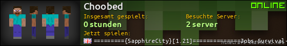 Benutzerleisten 560x90 für Choobed