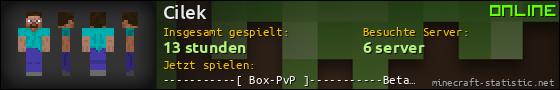 Benutzerleisten 560x90 für Cilek