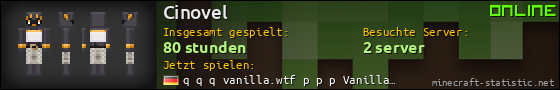 Benutzerleisten 560x90 für Cinovel