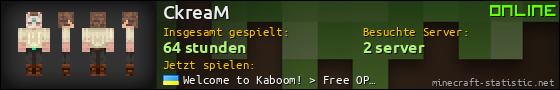 Benutzerleisten 560x90 für CkreaM