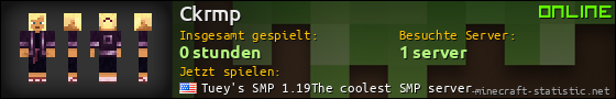 Benutzerleisten 560x90 für Ckrmp