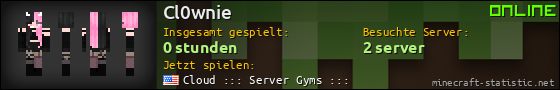 Benutzerleisten 560x90 für Cl0wnie