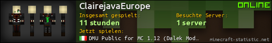 Benutzerleisten 560x90 für ClairejavaEurope