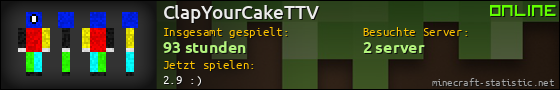 Benutzerleisten 560x90 für ClapYourCakeTTV