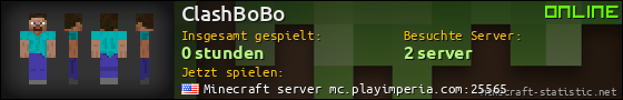 Benutzerleisten 560x90 für ClashBoBo