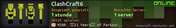 Benutzerleisten 560x90 für ClashCraft6