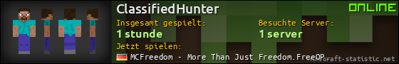 Benutzerleisten 560x90 für ClassifiedHunter