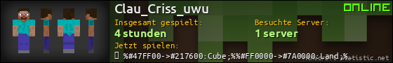 Benutzerleisten 560x90 für Clau_Criss_uwu