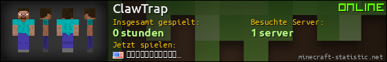 Benutzerleisten 560x90 für ClawTrap