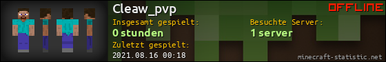 Benutzerleisten 560x90 für Cleaw_pvp