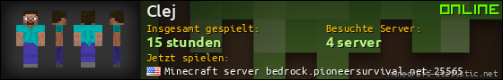 Benutzerleisten 560x90 für Clej