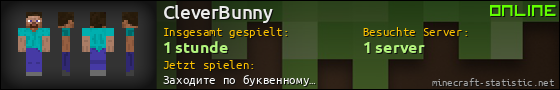 Benutzerleisten 560x90 für CleverBunny