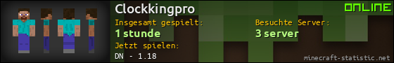 Benutzerleisten 560x90 für Clockkingpro