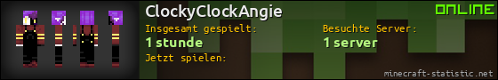 Benutzerleisten 560x90 für ClockyClockAngie